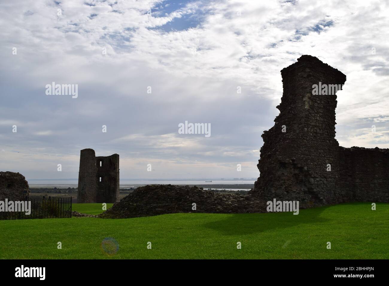 Hadleigh Castle, Essex, Großbritannien Stockfoto