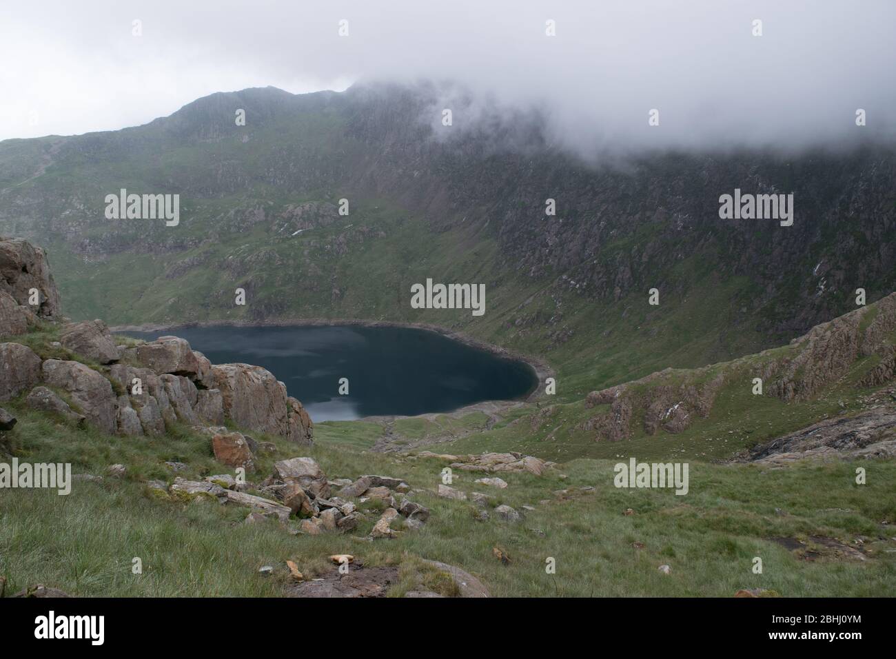 Mount Snowdon, Snowdonia, Nordwales, Großbritannien Stockfoto