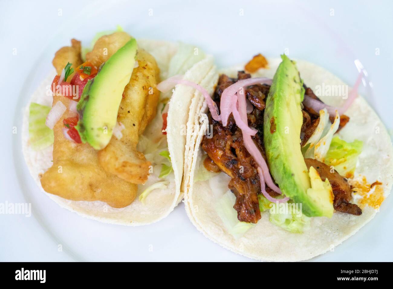 Mexikanisches Essen Ceviche Stockfoto