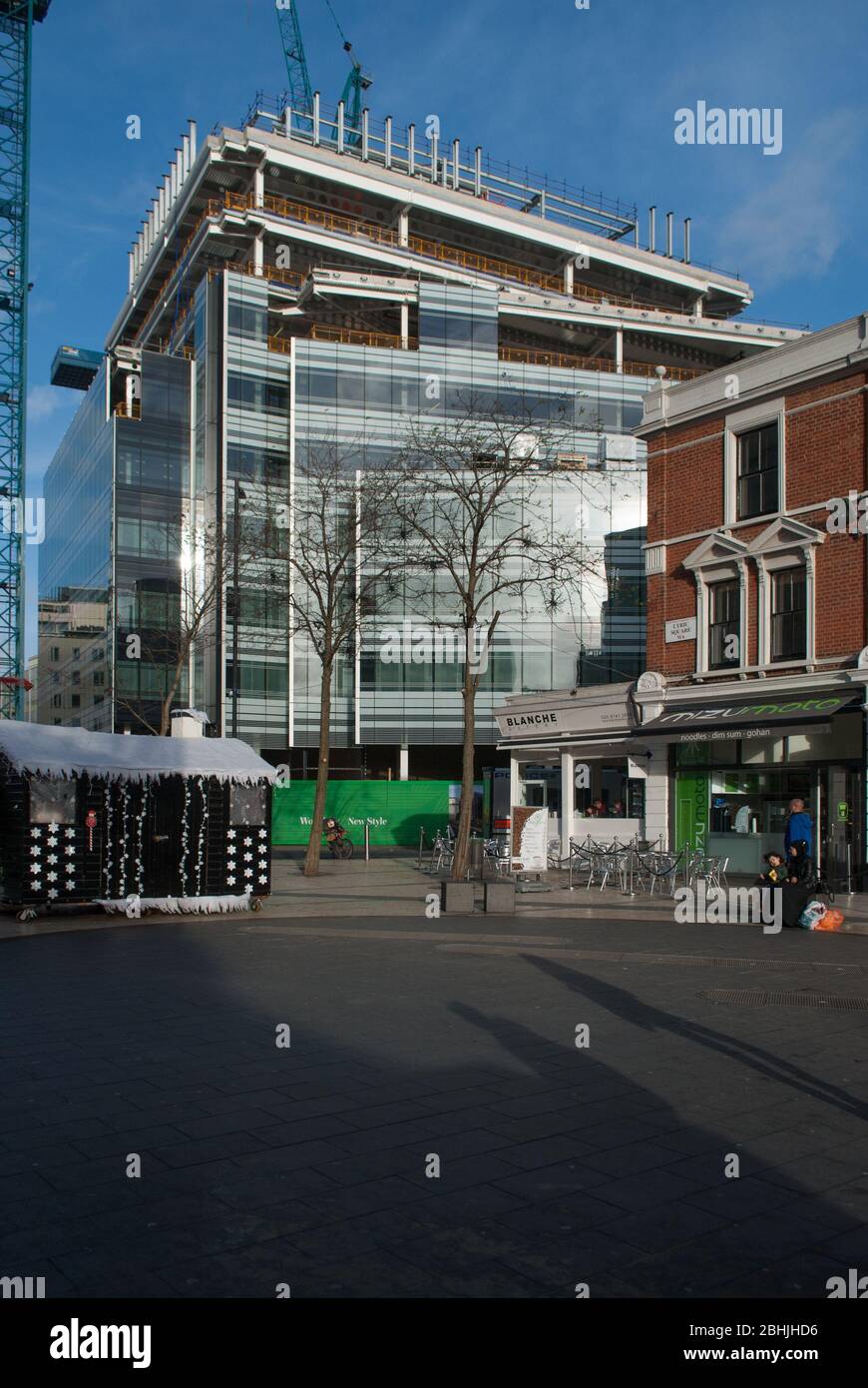 Baustelle im Bau Fundamente 12 Hammersmith Grove, Hammersmith, London W6 von Flanagan Lawrence Stockfoto