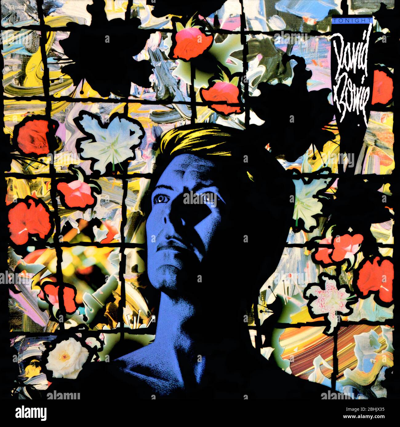 David Bowie - original Vinyl Album Cover - Tonight - 1984 Stockfoto