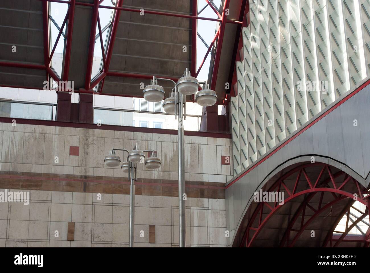 Canary Wharf DLR Station, London Stockfoto
