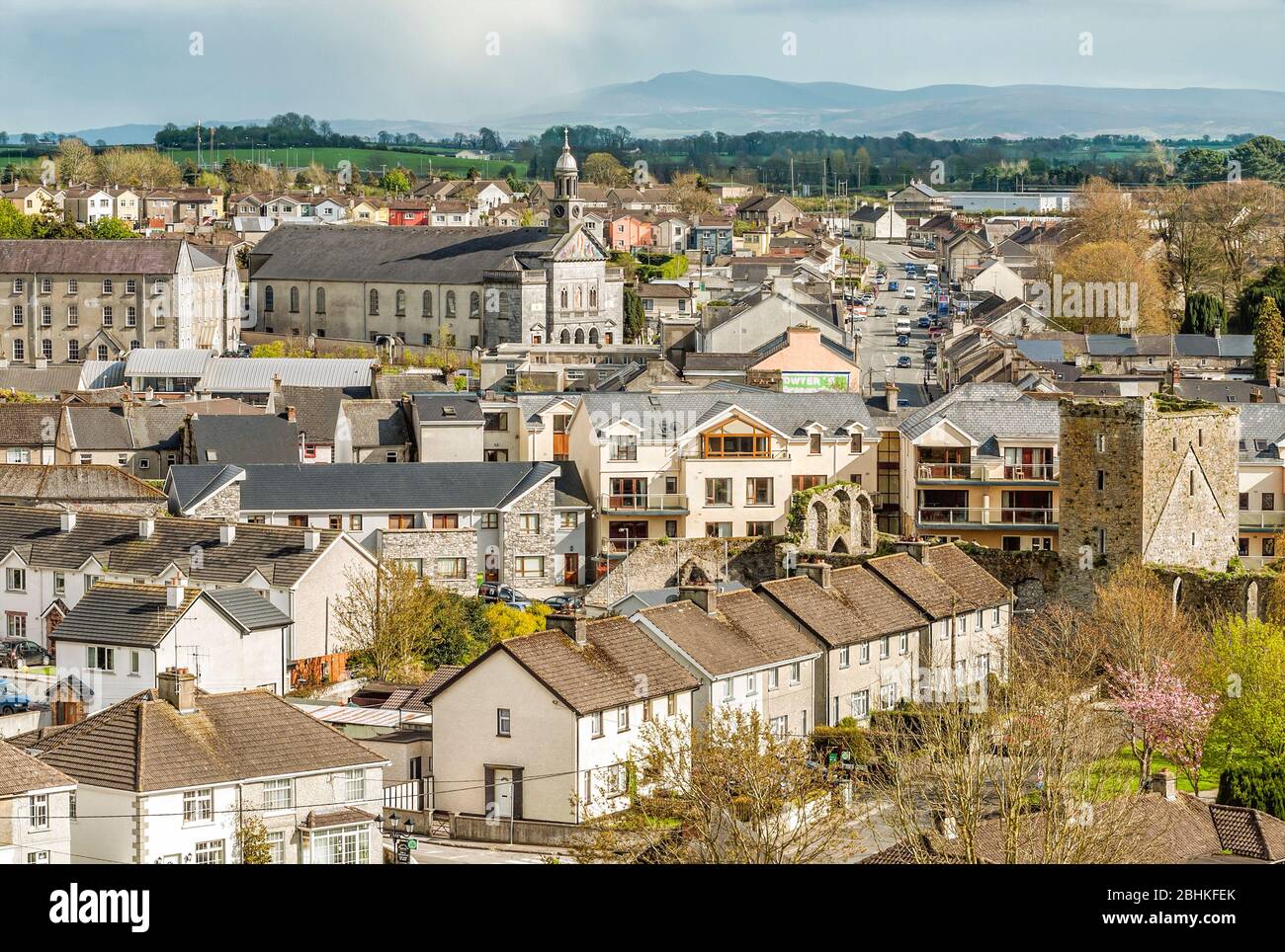 Blick auf die Stadt Cashel, Tipperary, Irland Stockfoto