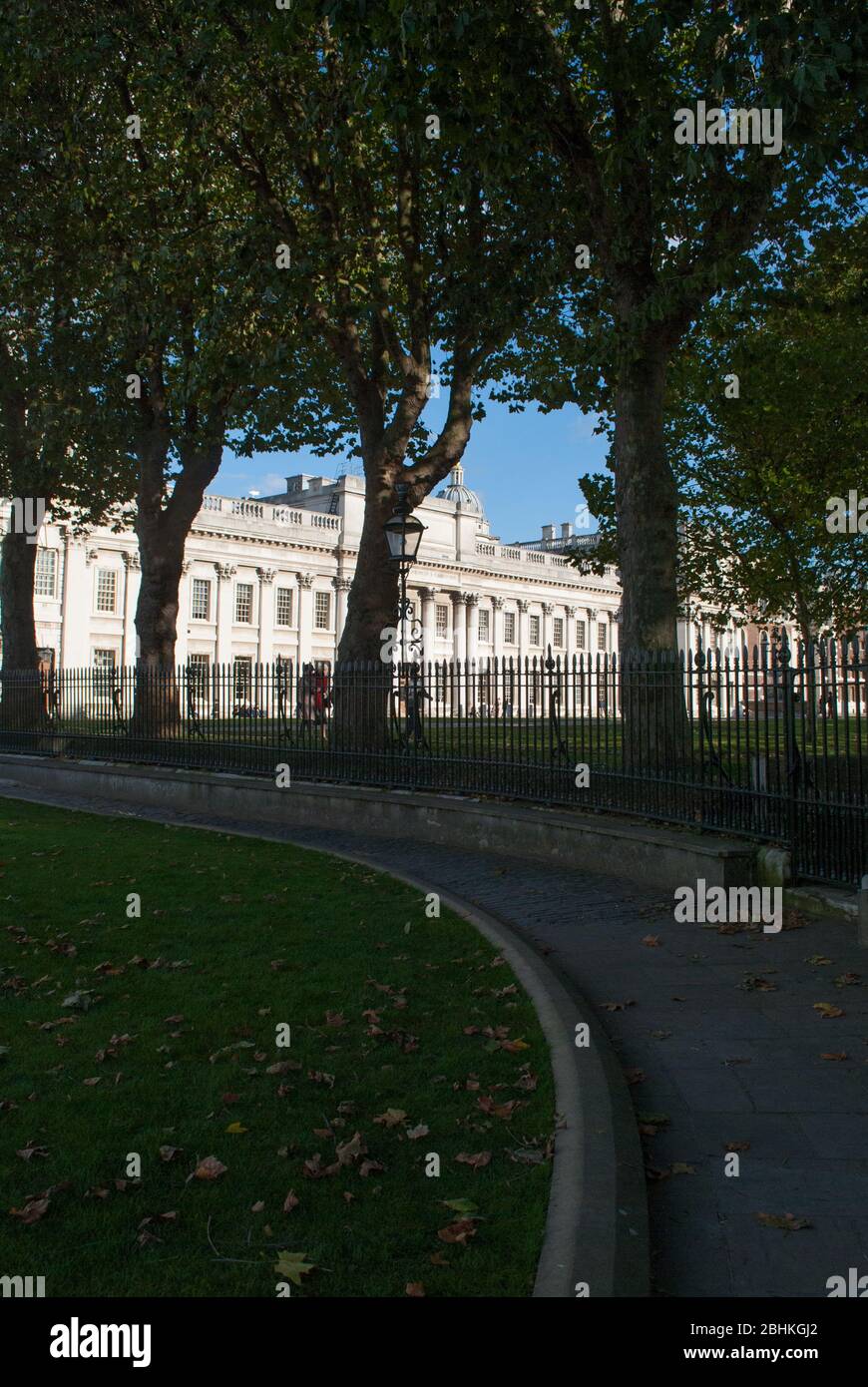 UNESCO Englische Barockarchitektur Old Royal Naval College, King William Walk, Greenwich, London SE10 9NN von Sir Christopher Wren John Vanbrugh Stockfoto