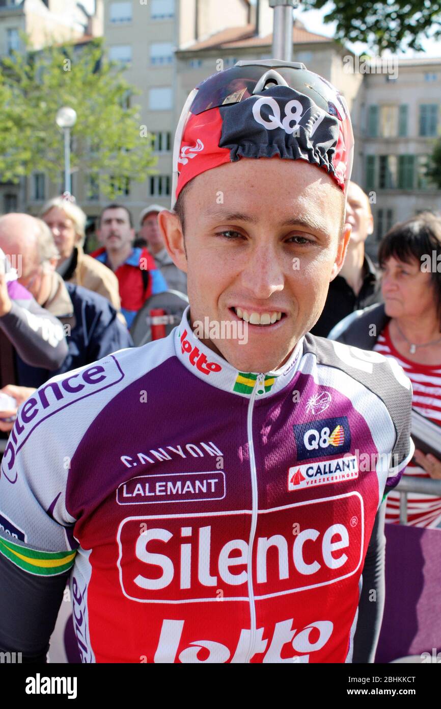 Matthew Lloyd von Silence-Lotto während der Dauphine Libere 2009, Etappe 2 Radrennen,Nancy - Dijon (228km) am 08. Juni 2009 in Nancy, Frankreich - Foto Laurent Lairys / DPPI Stockfoto