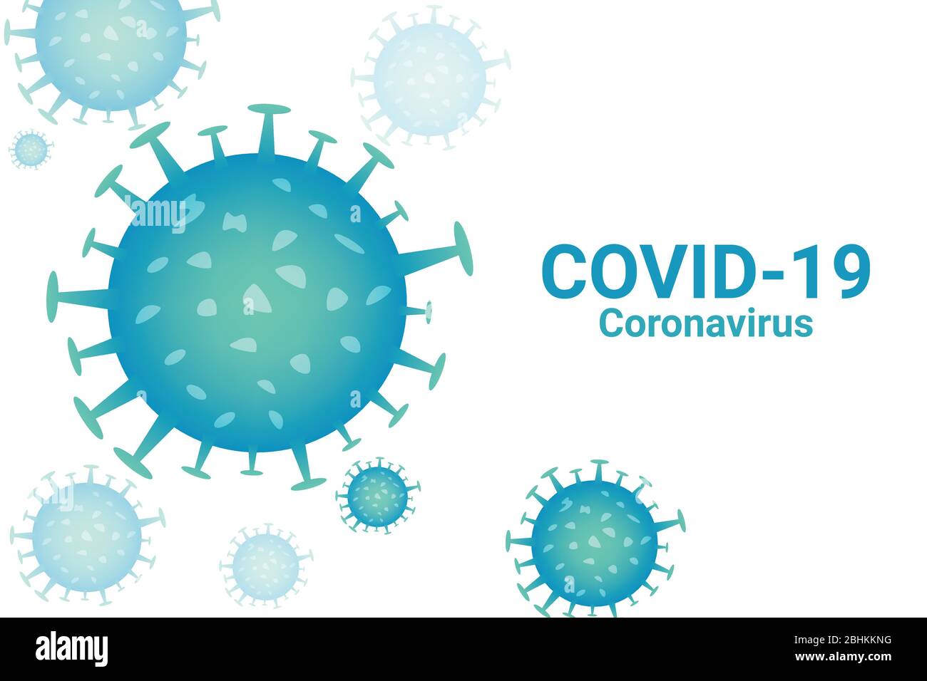 Symbol für die Coronavirus-Krankheit Covid-19. Corona Virus ikonischen Hintergrund-Vektordatei, einfach zu Coronavirus-Vektordatei bearbeiten Stock Vektor