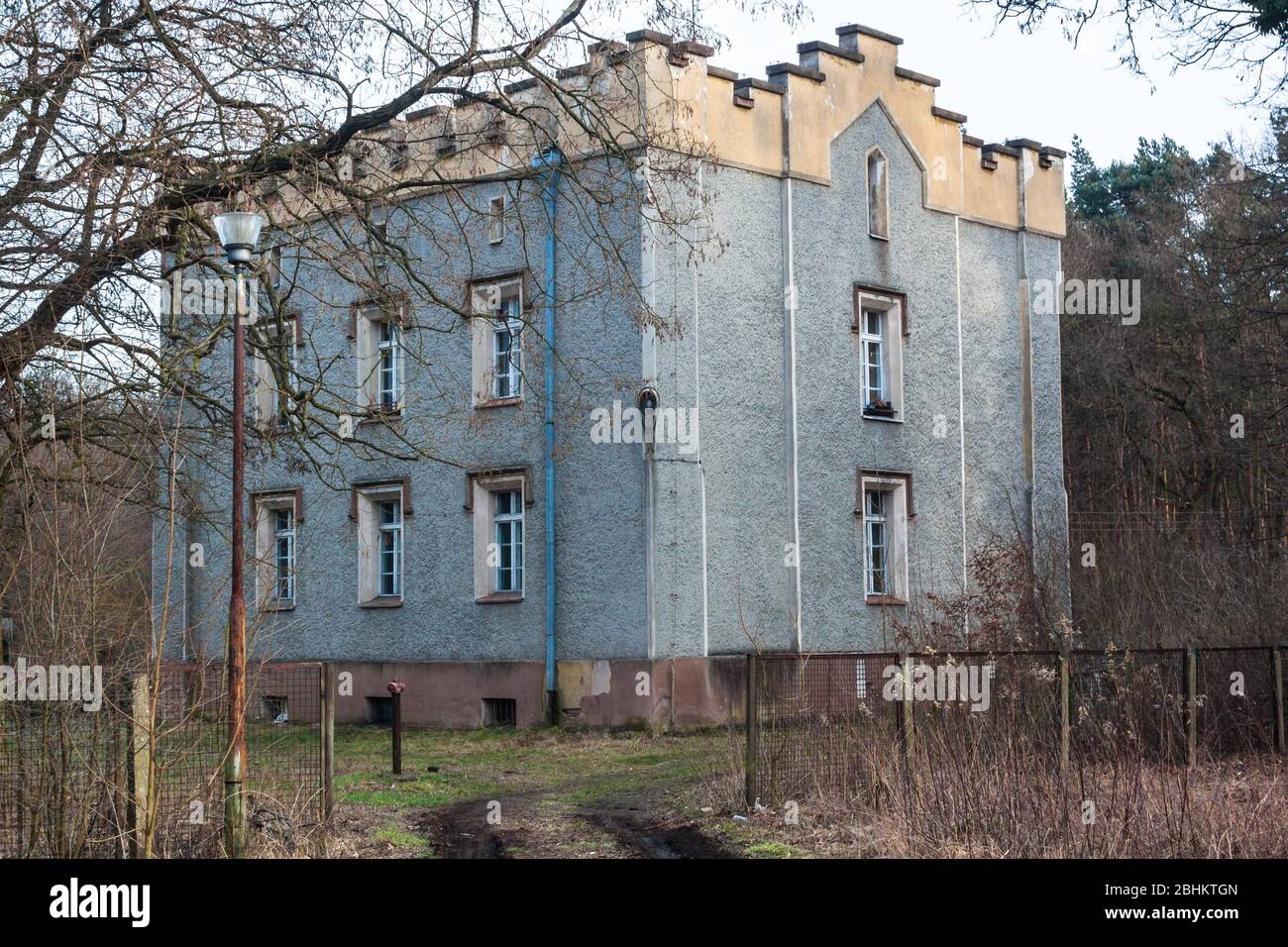 Palast der Sybil in Szczodrze bei Breslau, der Slaski Windsor genannt wurde Stockfoto