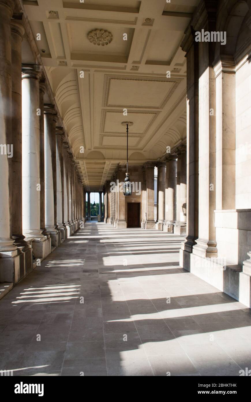 UNESCO Englische Barockarchitektur Old Royal Naval College, King William Walk, Greenwich, London SE10 9NN von Sir Christopher Wren John Vanbrugh Stockfoto