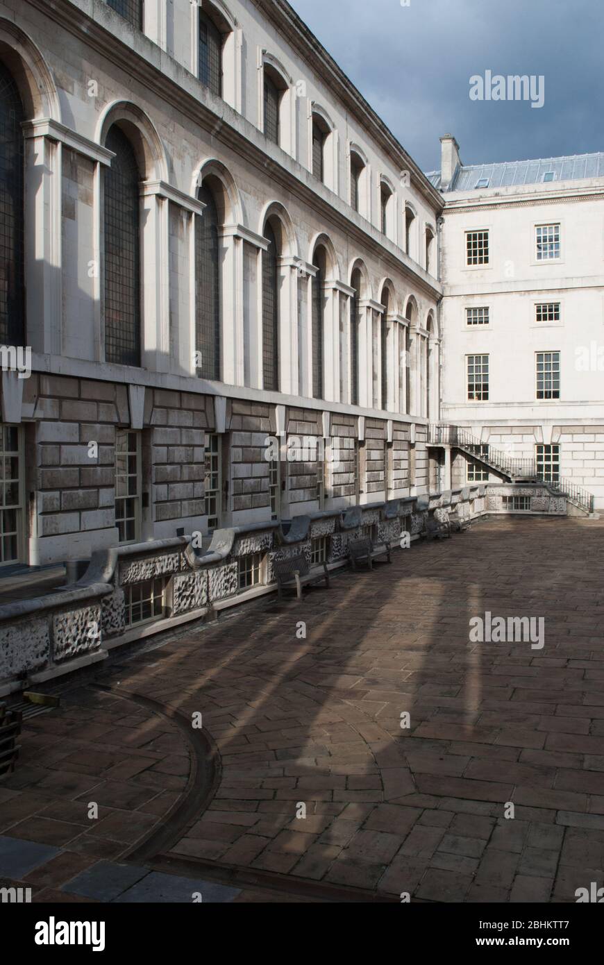 UNESCO Englische Barockarchitektur Old Royal Naval College, King William Walk, Greenwich, London SE10 9NN von Sir Christopher Wren John Vanbrugh Stockfoto