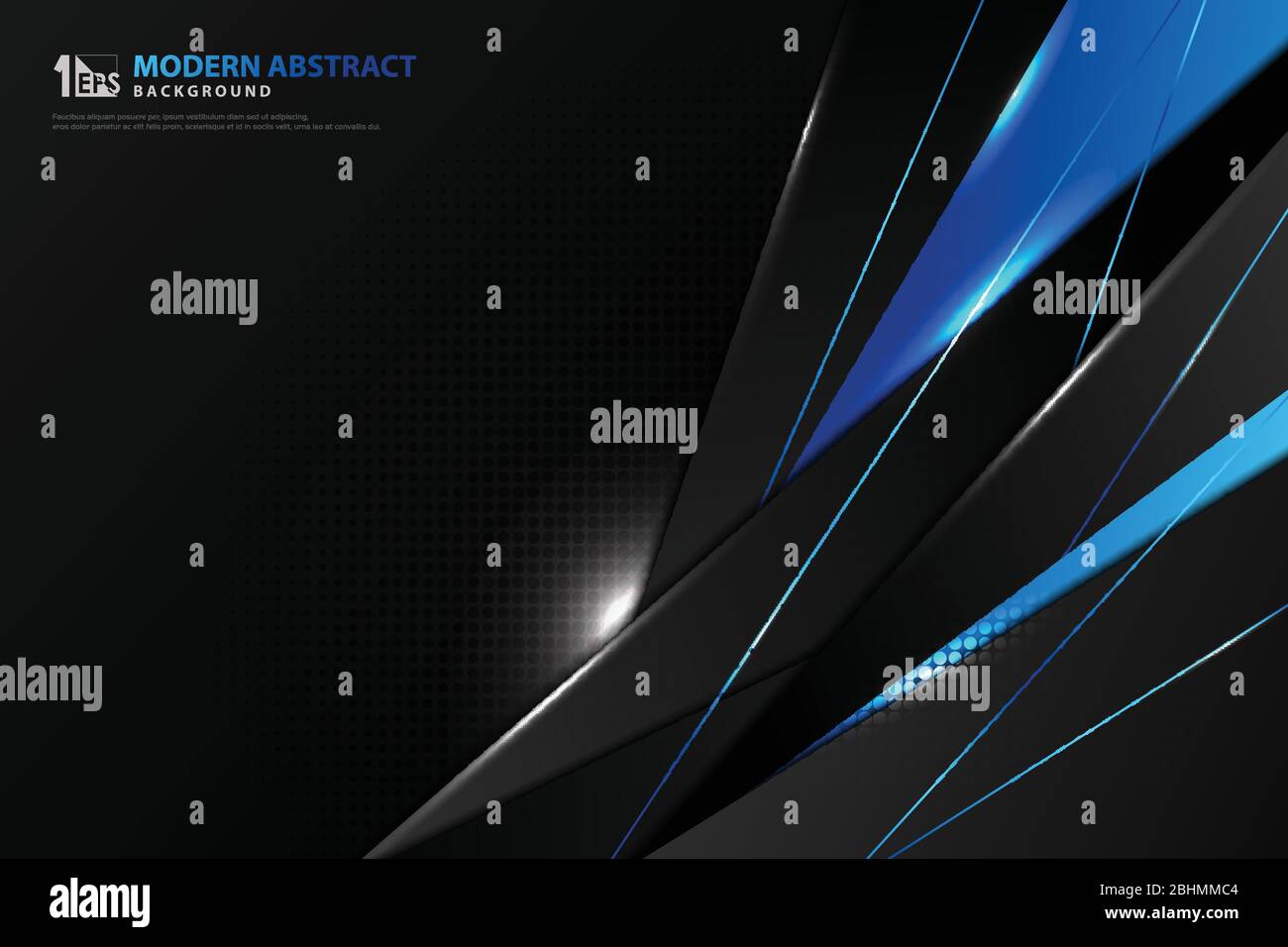 Abstrakt Verlauf blau Technologie glänzend Vorlage Design Hintergrund. Dekorieren für Anzeige, Poster, Vorlage, Kunstwerk, Druck. Illustration Vektor eps10 Stock Vektor