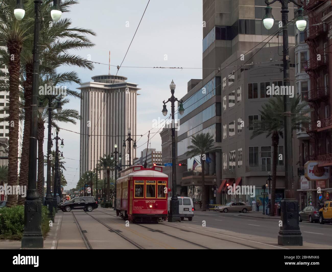 Canal Street Tram, New Orleans, Louisiana, USA Stockfoto