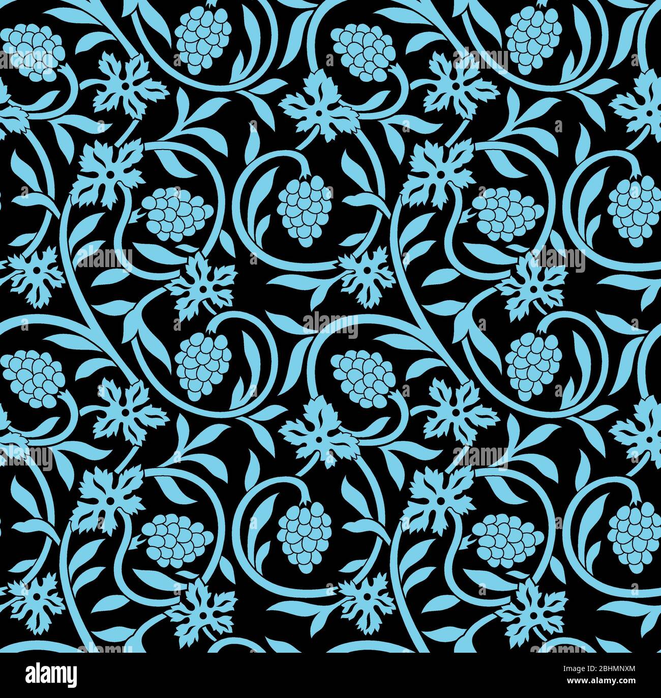 Nahtlose einzigartige florale Hintergrund-Design Stockfoto