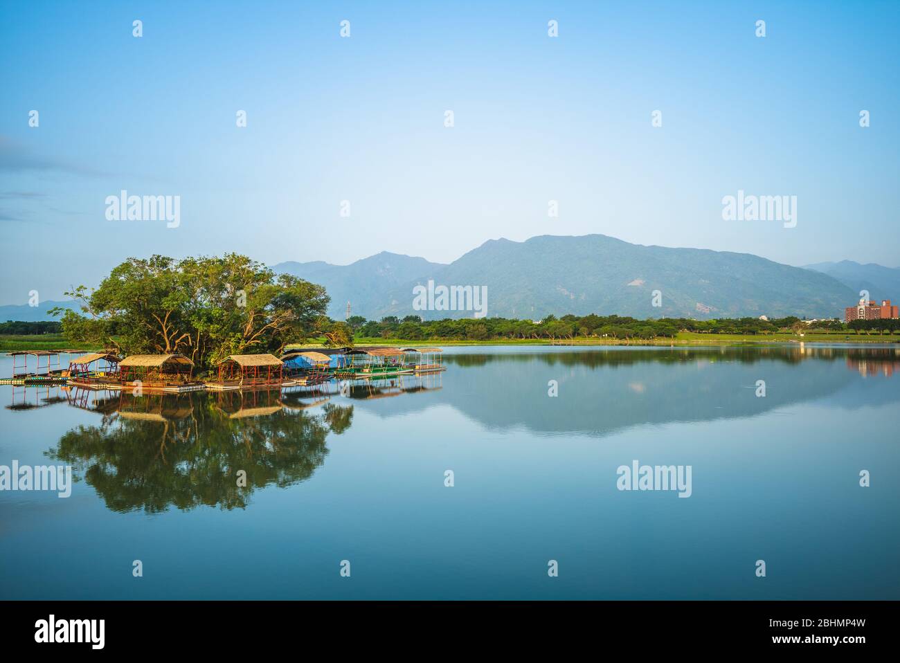 Dapo Pond, ein See in Chishang, Taitung, taiwan Stockfoto