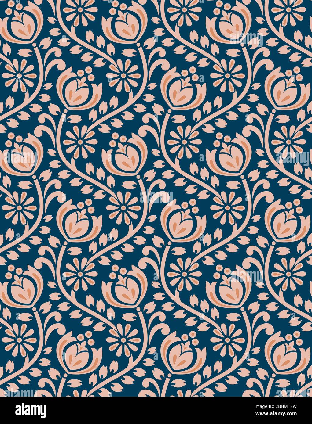 Nahtlose traditionelles Design Muster Hintergrund Stockfoto