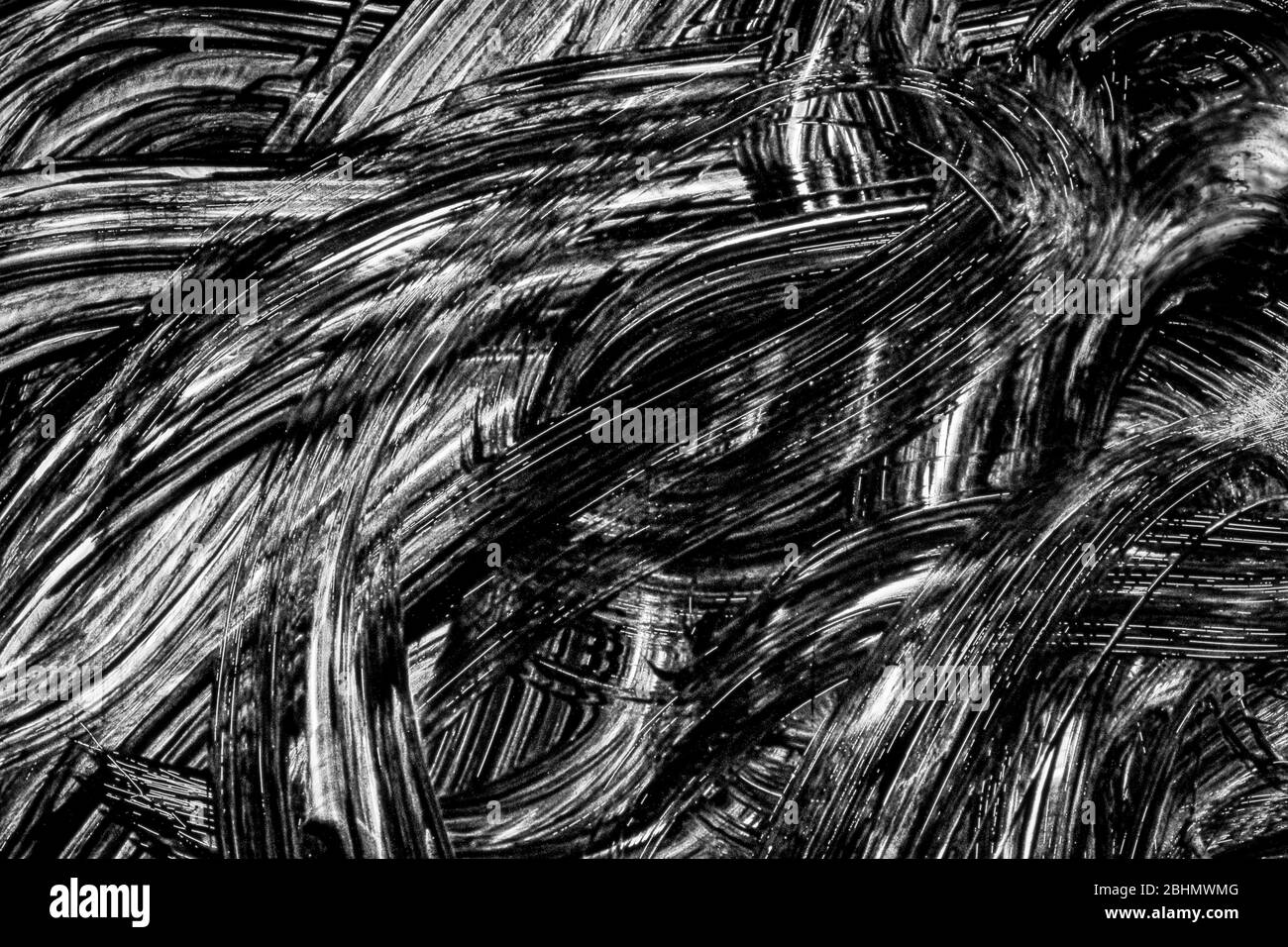 Grunge abstrakte Hintergrundpinselstriche handbemalt Stockfoto