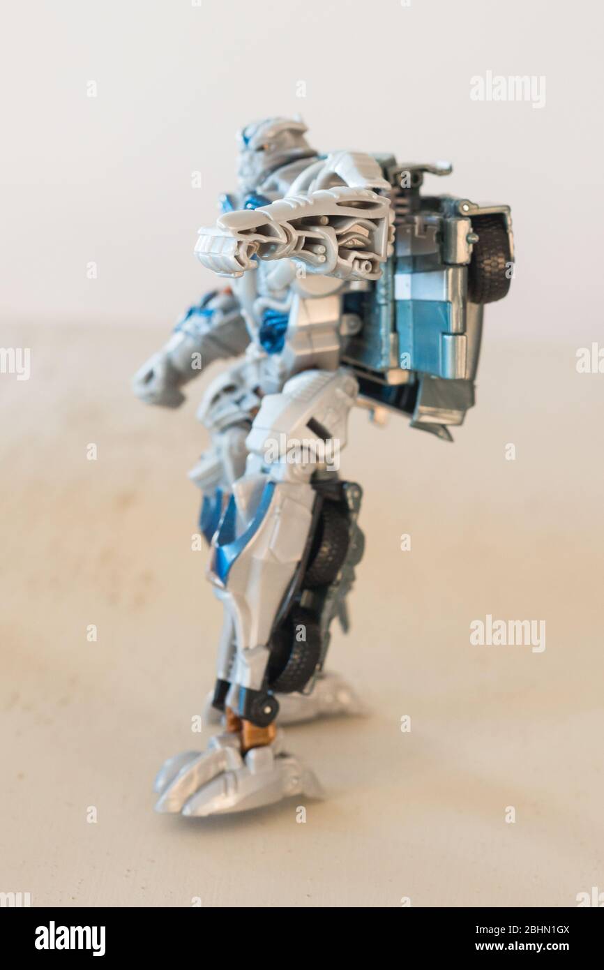 Transformatoren Generationen Combiner Wars Galvatron Figur Stockfoto