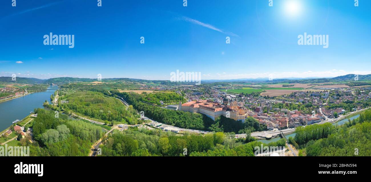 Kloster Melk Benedectine in der Wachau, Niederösterreich. Stockfoto