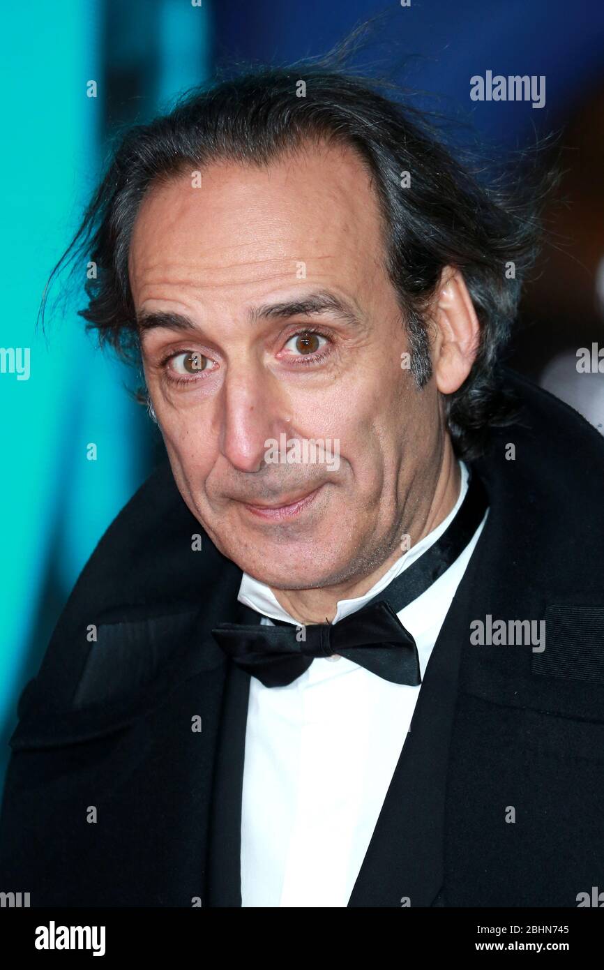 Alexandre Desplat nimmt am 02. Februar 2020 an den EE British Academy Film Awards 2020 in der Royal Albert Hall in London, Großbritannien, Teil. Stockfoto