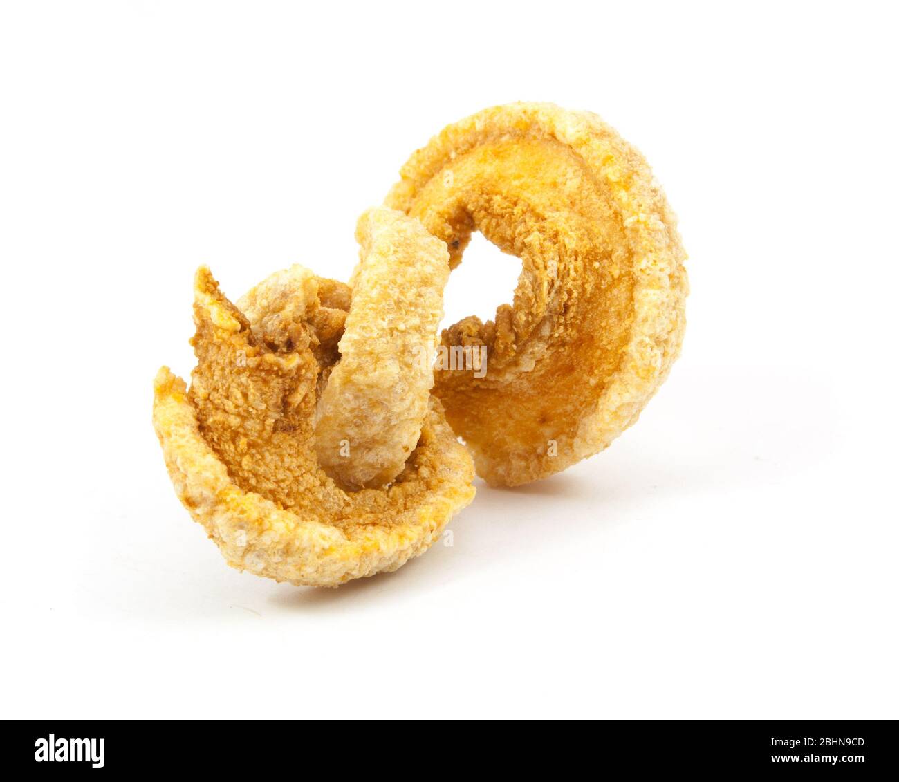 Schwein Rind Schwein Grieben Schweinefleisch Knistern Stockfoto