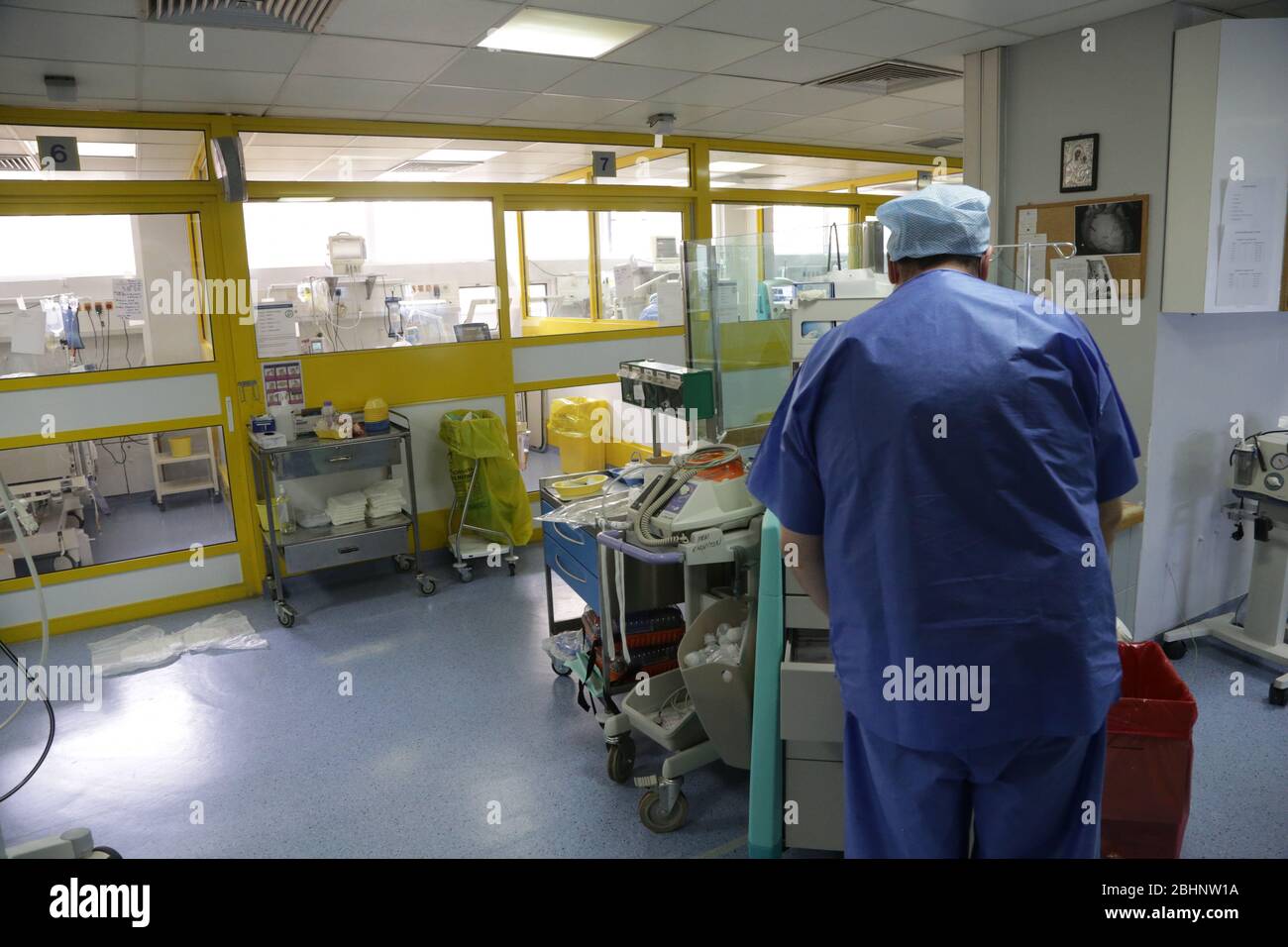 Athen, Griechenland, Intensivstation Krankenhaus Stockfoto