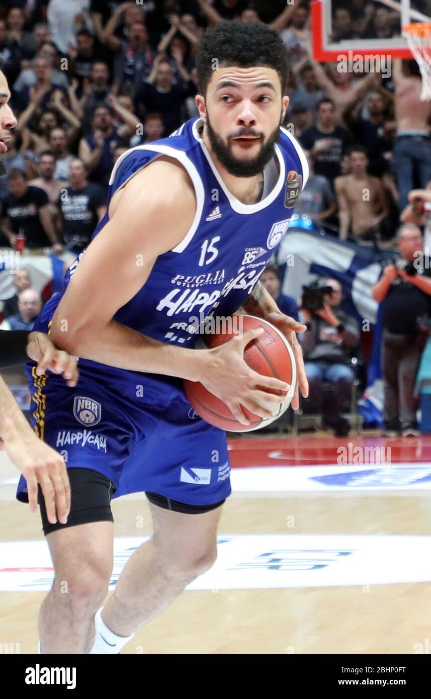 Bologna, Italien. Januar 2020. Bologna, Italien, 01. Januar 2020, Darius Thompson (Happy Casa Brindisi) während - - Credit: LM/Michele Nucci Credit: Michele Nucci/LPS/ZUMA Wire/Alamy Live News Stockfoto