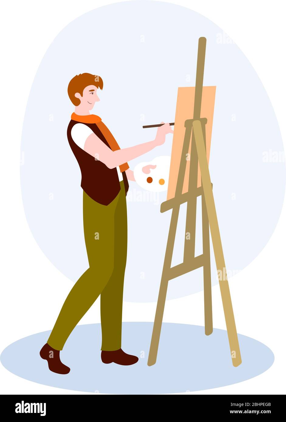 Künstler maler cartoon kaufen Alamy