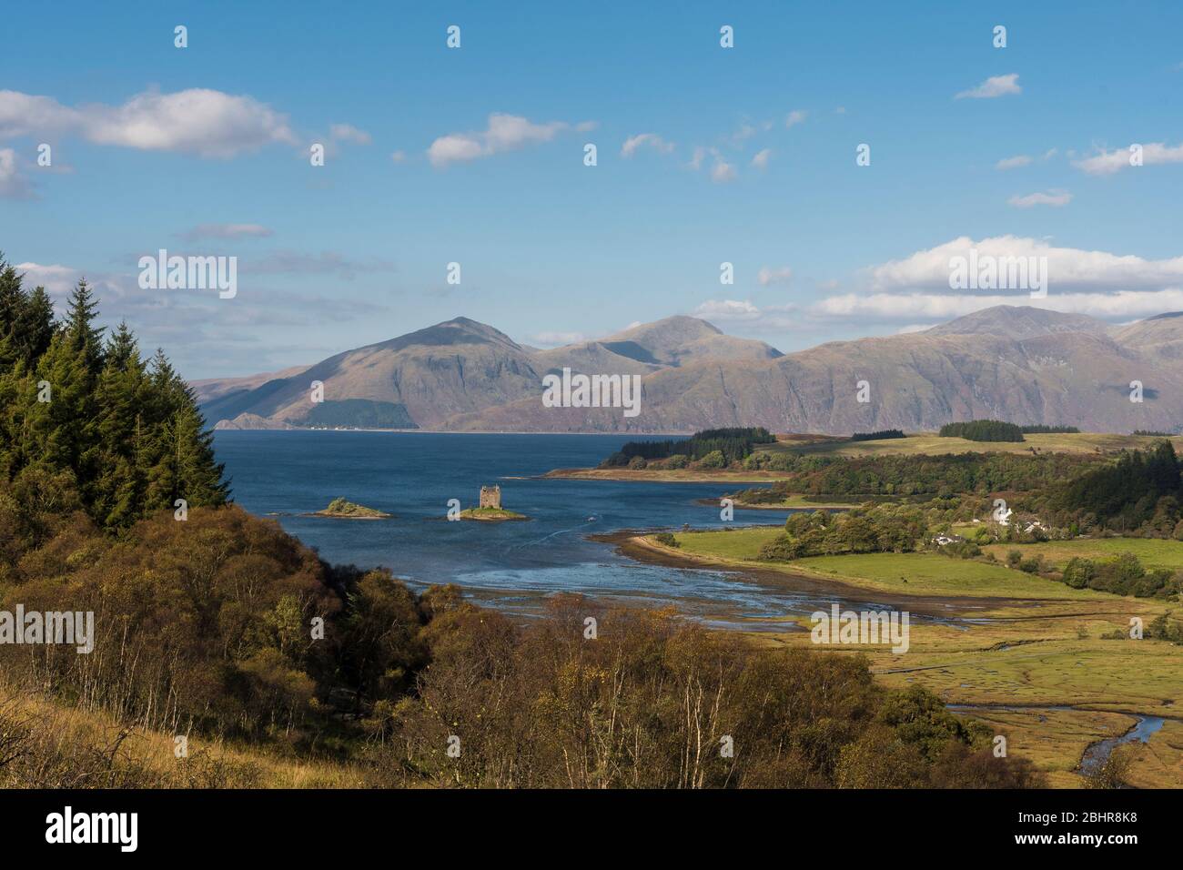 Castle Stalker, Loch Linnhe, Argyll Stockfoto