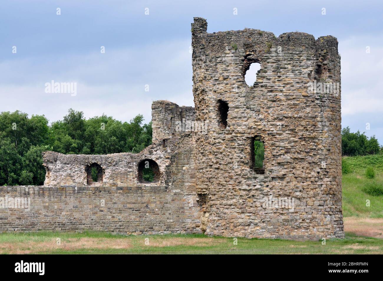 Flint Castle Stockfoto