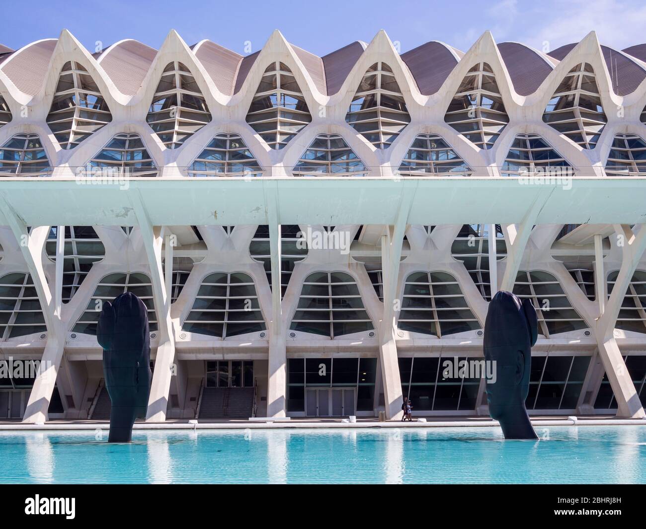 Museo de las Ciencias Príncipe Felipe (Ciudad de las Artes y las Ciencias). Valencia. Comunidad Valenciana. España Stockfoto Museo de las Ciencias Príncipe Felipe (Ciudad de las Artes y las Ciencias). Valencia. Comunidad Valenciana. España Stockfoto