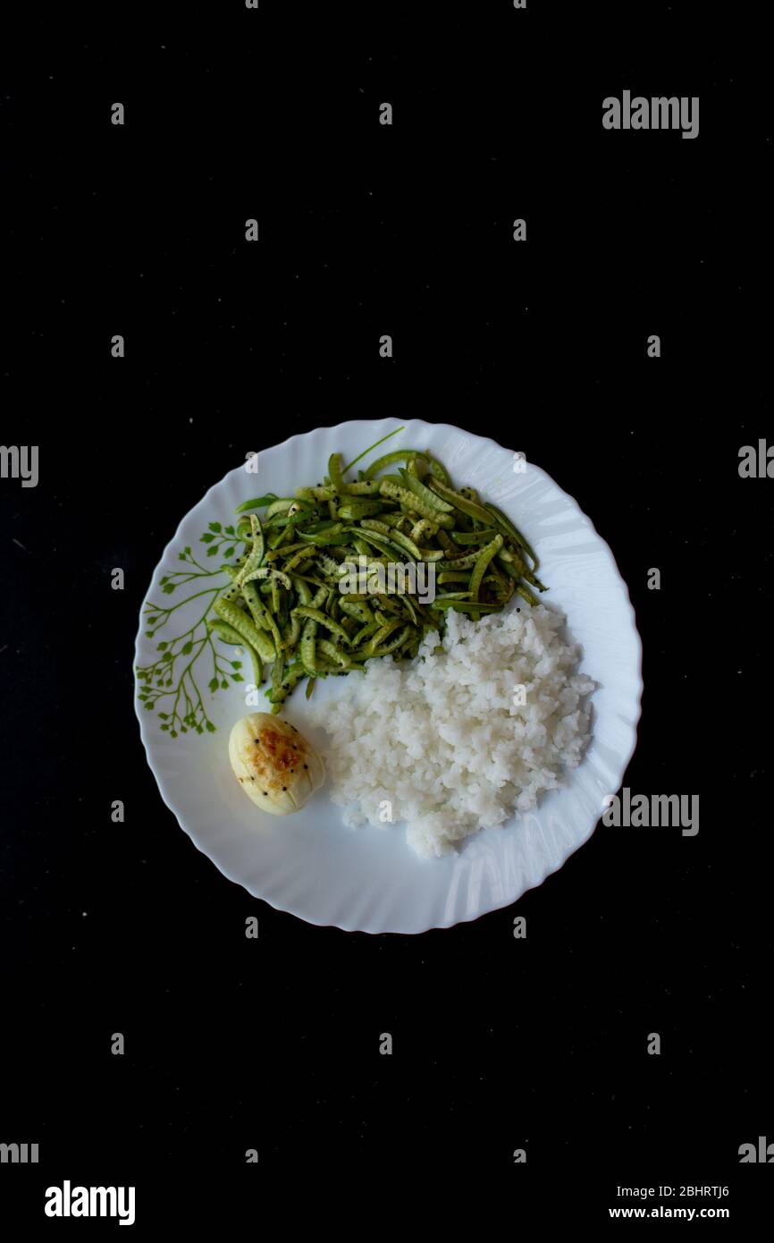 Einfache Mahlzeiten Stockfoto
