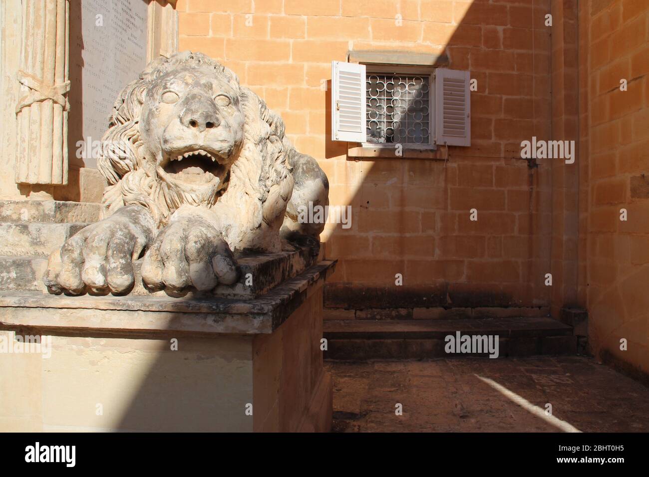 In den oberen barrakka Gärten in valletta (malta) Stockfoto