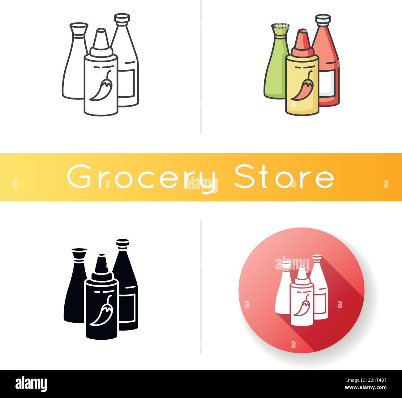 Symbol für Saucen Stock Vektor