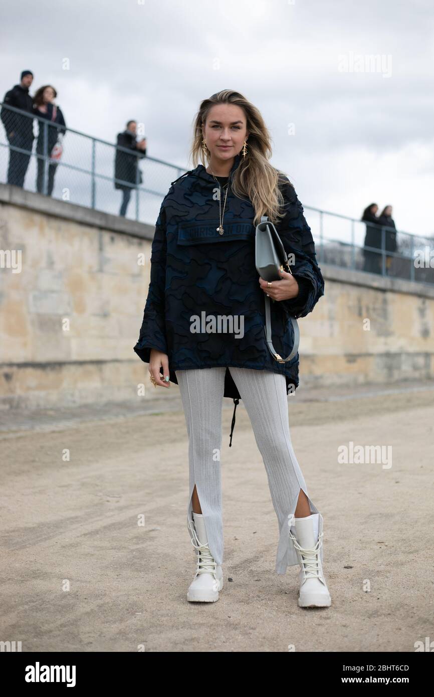 Nina Suess besucht die Dior Show während der Paris Fashion Week Feb 25,2020- Foto: Runway Manhattan/Valentina Ranieri ***nur zur redaktionellen Verwendung*** Stockfoto