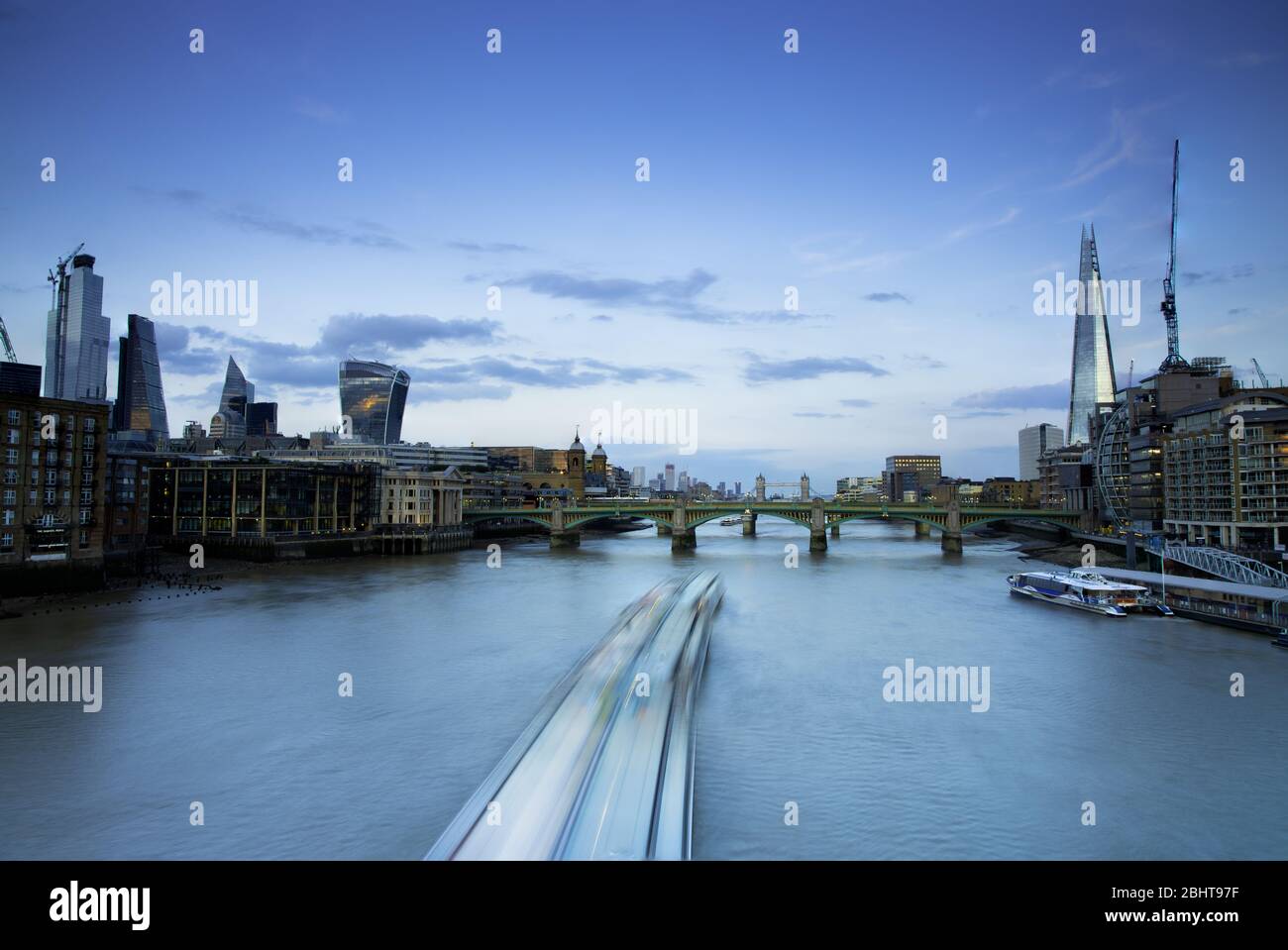 Panorama des Londoner Stadtzentrums. GROSSBRITANNIEN Stockfoto