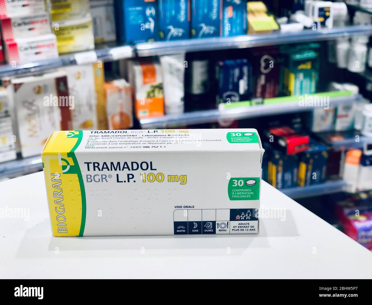 Tramadol Stockfoto