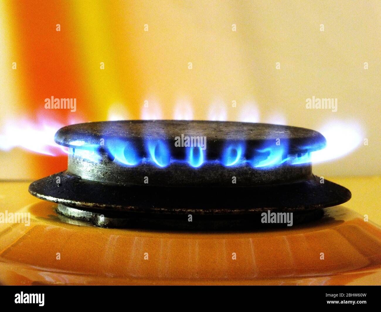 Gas Energie Stockfoto