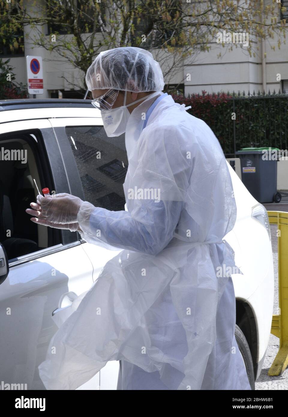 Coronavirus-Screening Stockfoto