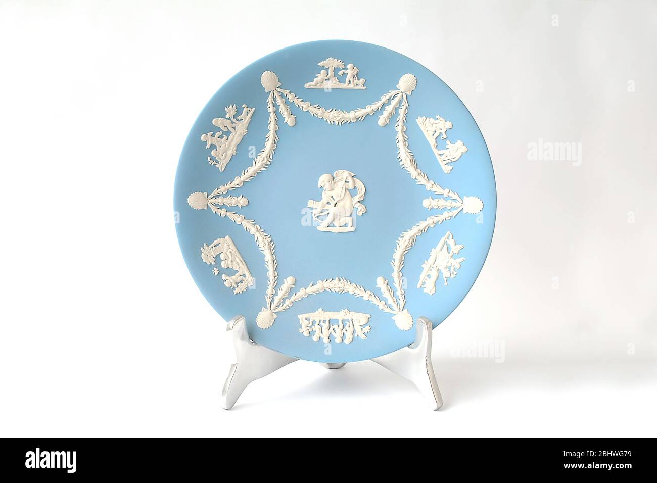 Wedgwood Jasperware Teller Stockfoto