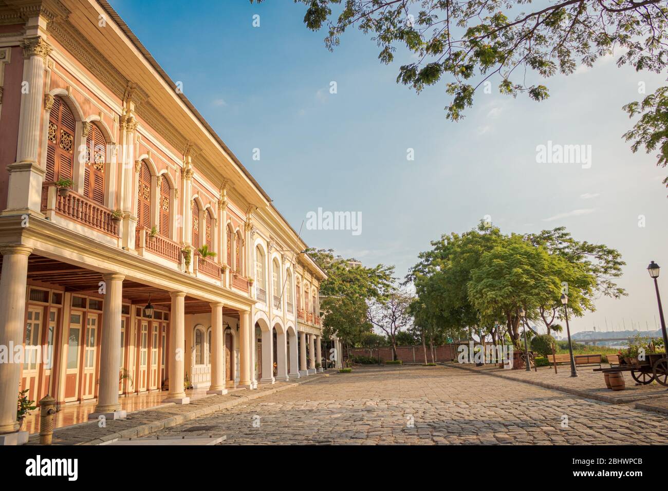 Parque historico de Guayaquil Stockfoto Parque historico de Guayaquil Stockfoto