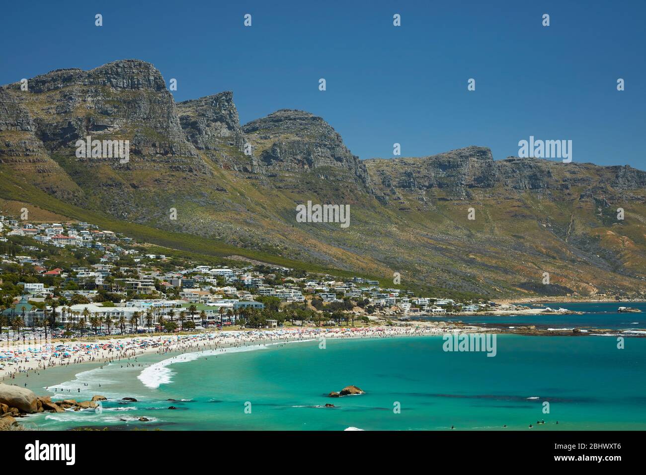 Camps Bay, Kapstadt, Südafrika Stockfoto