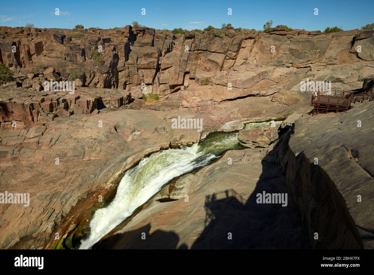 Augrabies Falls am Orange River, Augrabies Falls National Park, Northern Cape, Südafrika Stockfoto