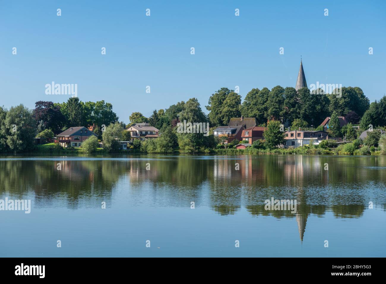 Neukirchener See, Neukirchener See, Bad Malente-Neukirchen, Holstein Schweiz, Ostholstein oder Kreis Ostholsteinisch, Schleswig-Holstein, Deutschland Stockfoto