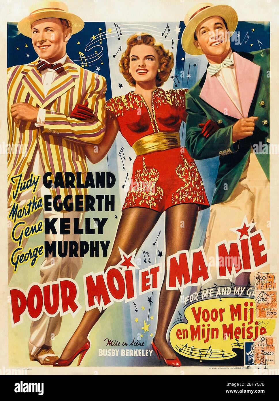 Für mich und mein Gal Jahr: 1942 USA Regie: Busby Berkeley Belgisches Plakat Stockfoto