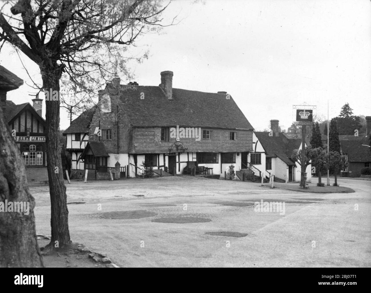 Das Brown Inn in Chiddingfield, Surrey - 21. Mai 1947 Stockfoto