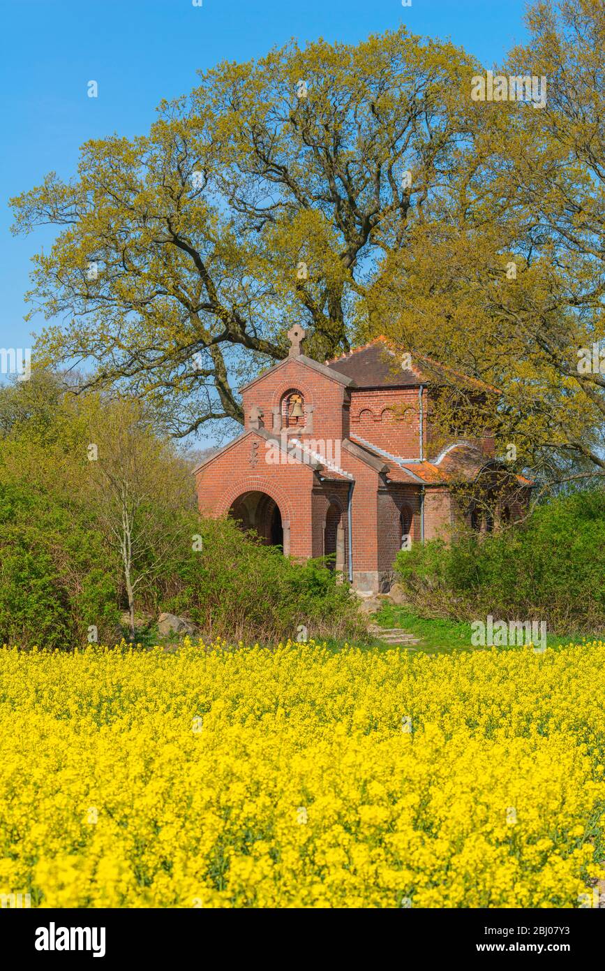 Mausoleum von Prinz Heinrich von Preußen, Hemmelmark bei Eckernförde, Ostsee, Landschaft Schwansen, Schleswig-Holstein, Norddeutschland, Mitteleuropa Stockfoto
