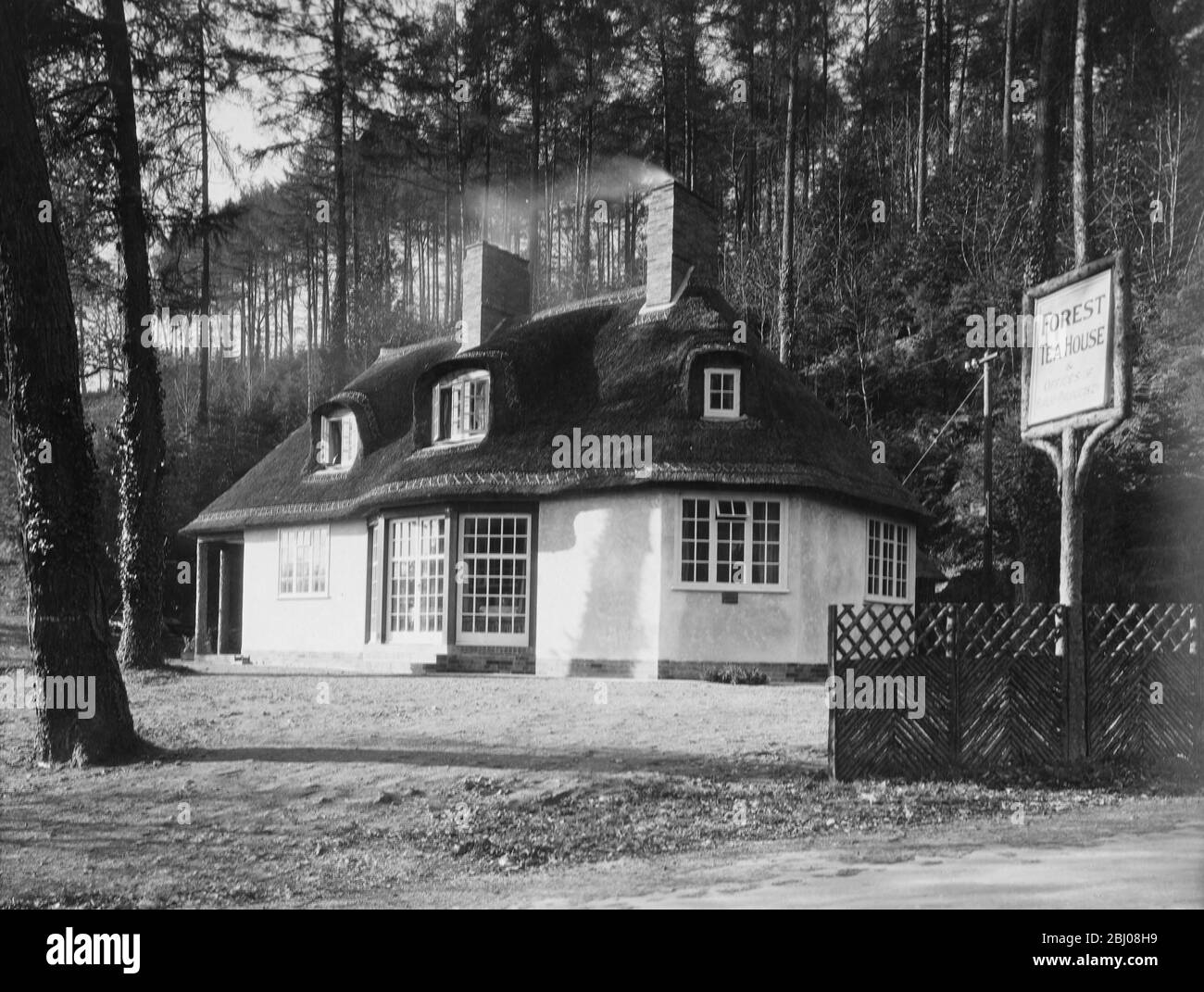 Die Forest Tea Lodge in Longhope, Gloucester - um 1920 Stockfoto