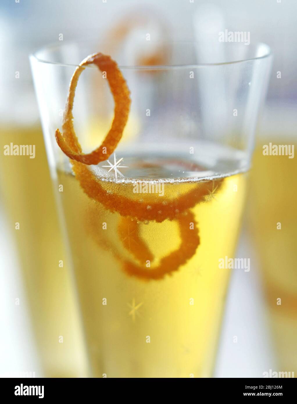 Champagner-Cocktail geschlossen - Stockfoto