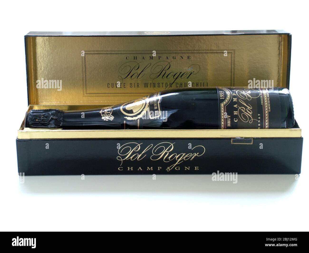 Cuvee Sir Winston Churchill - Champagner von Pol Roger - Stockfoto