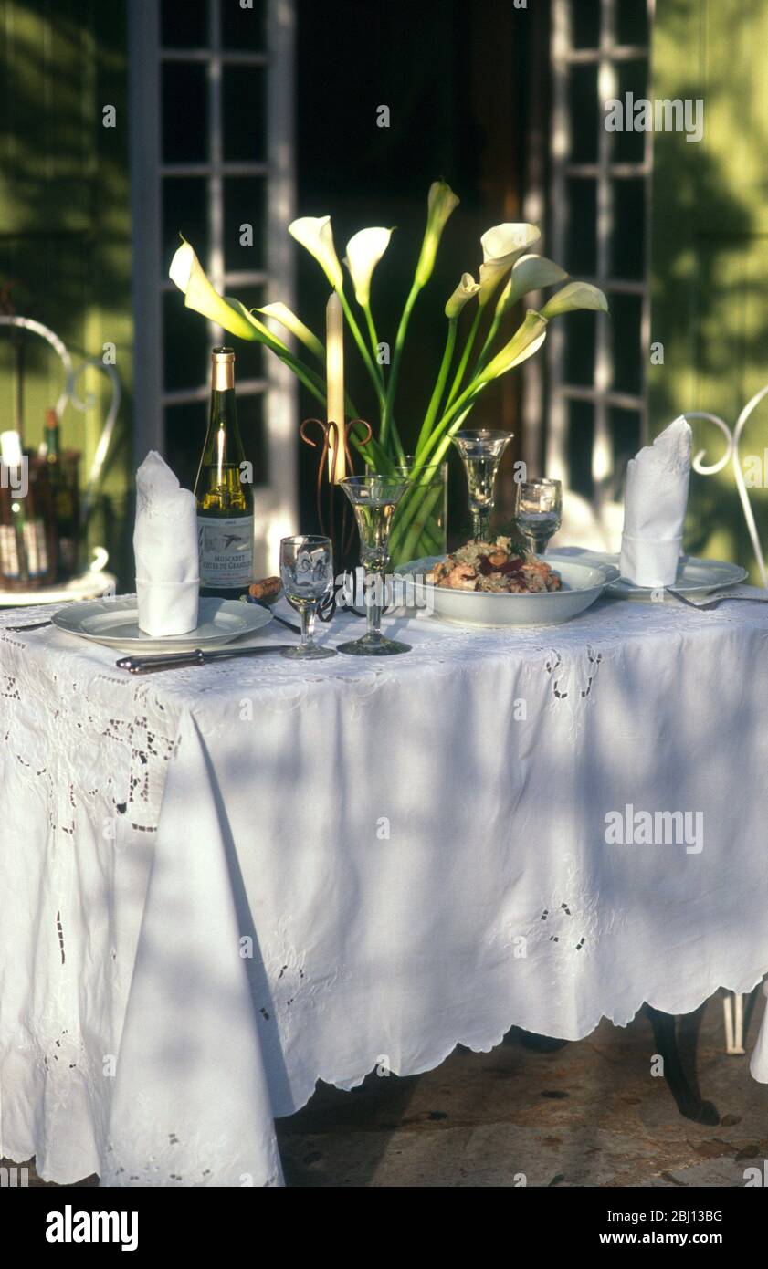 Essen im Freien - Stockfoto