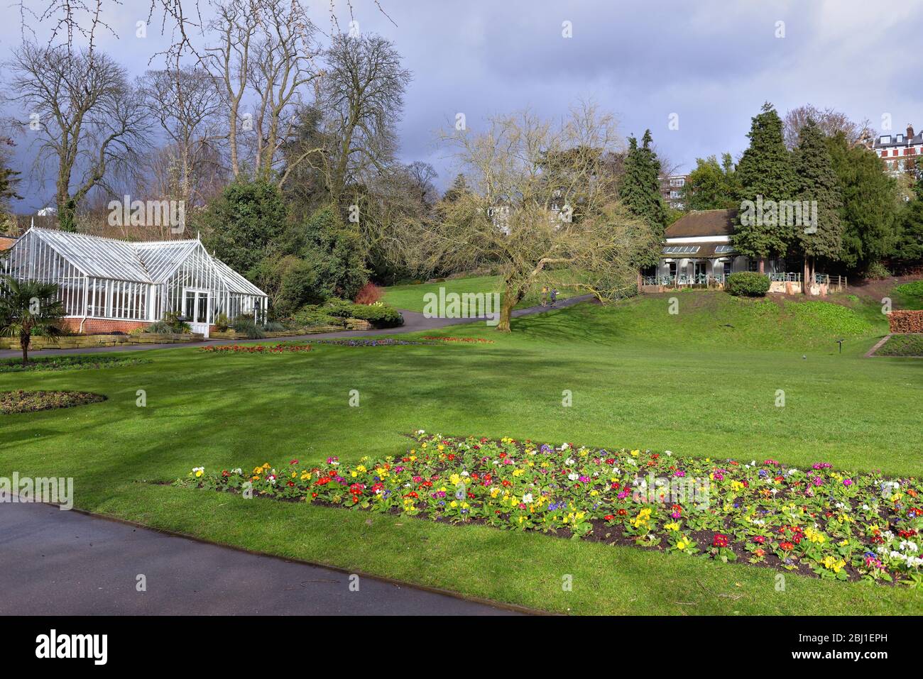 The Terrace Gardens Richmond Hill , London England, Großbritannien Stockfoto